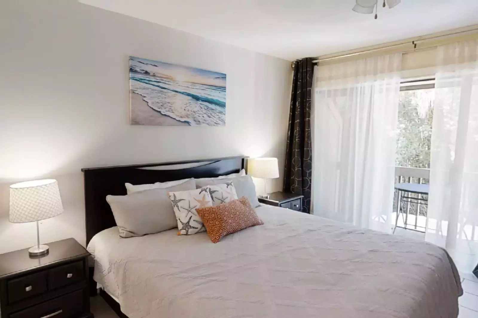Bedroom #1 with private balcony