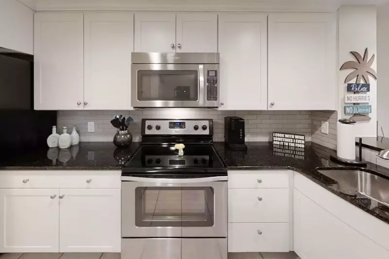 Clean and bright kitchen