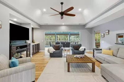 Living room with soft soothing colors