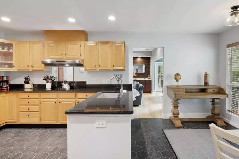 The updated kitchen