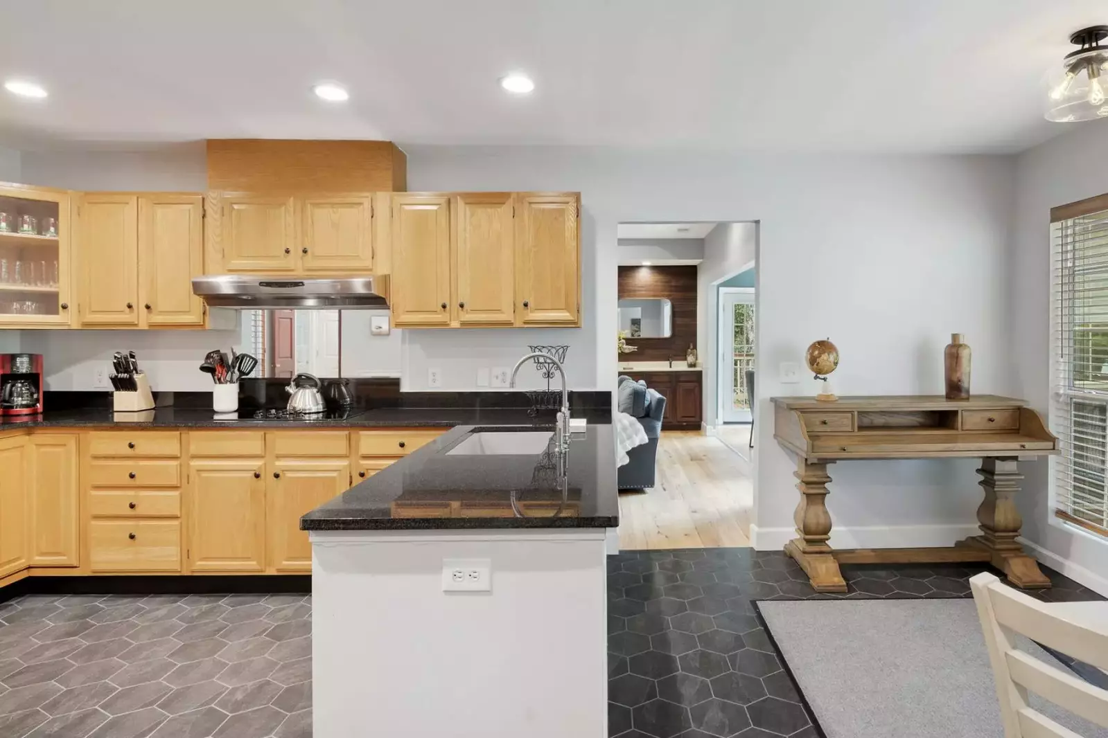 The updated kitchen