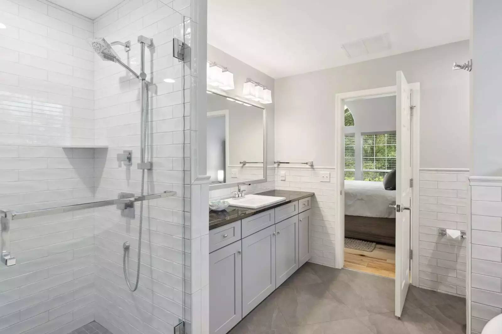 The Spa-like bathroom