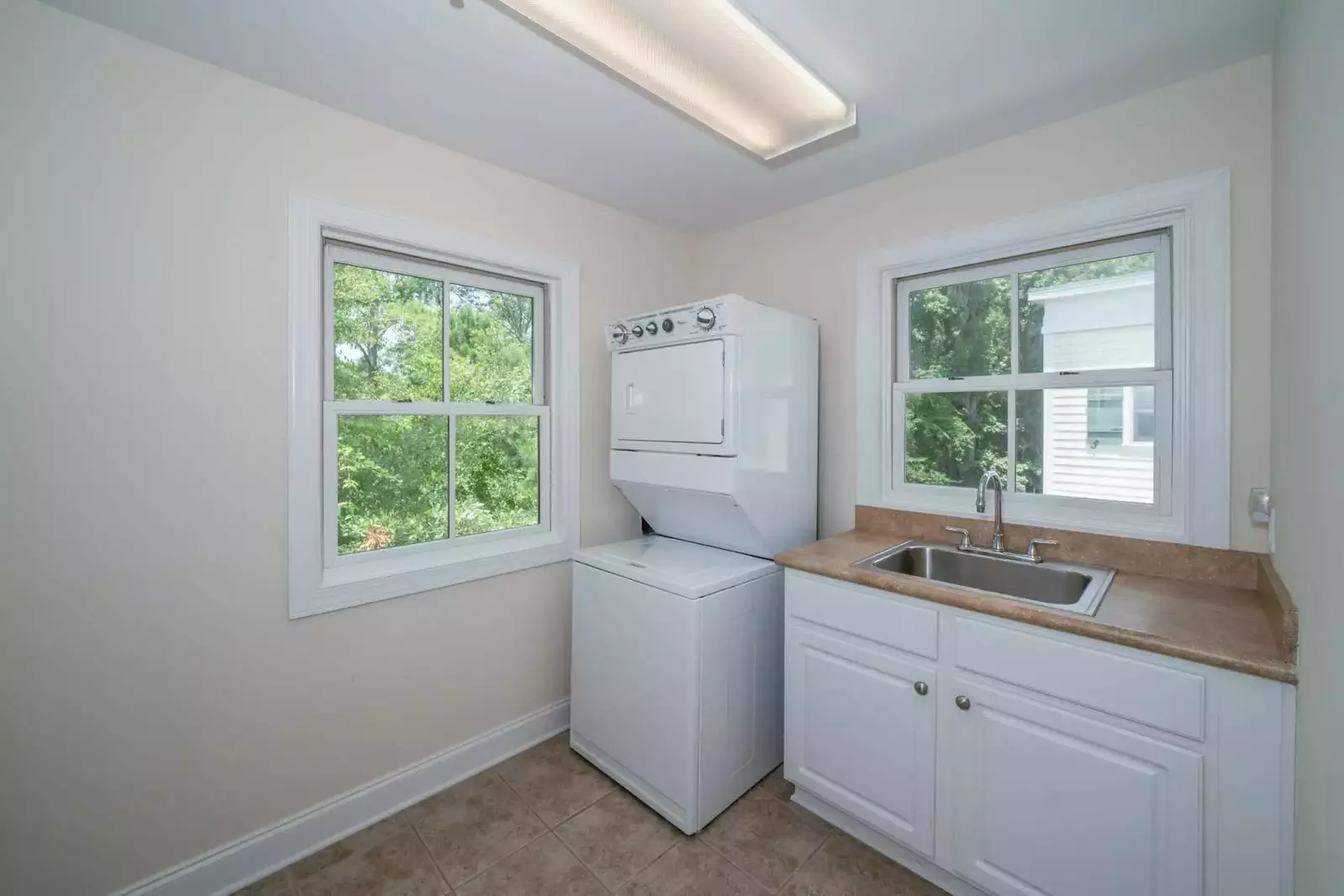 Large Laundry Room complete with washer and dryer