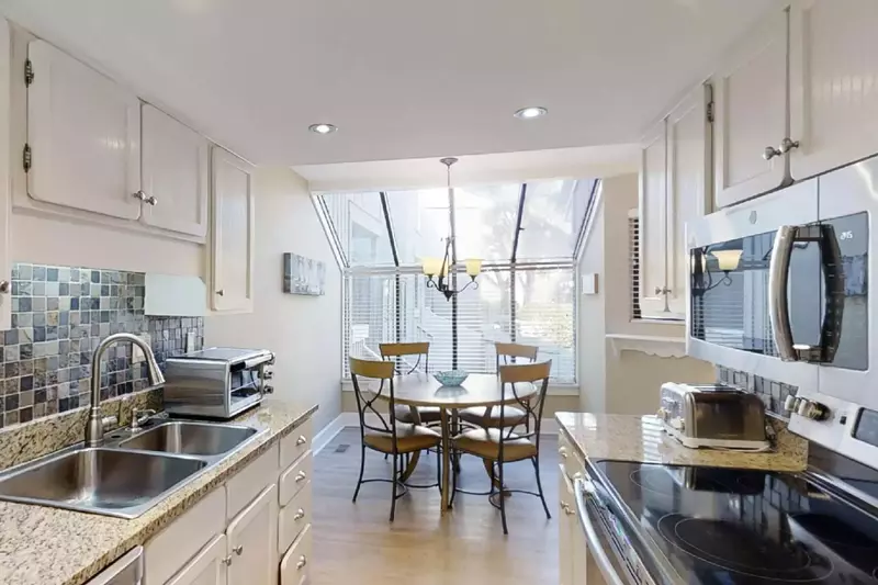 A well equipped kitchen