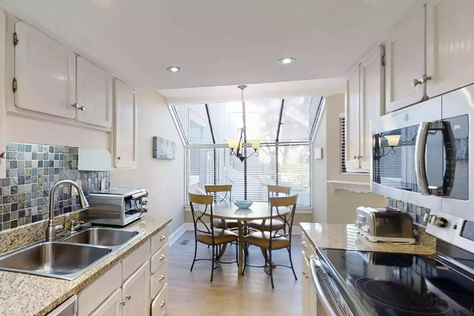 A well equipped kitchen