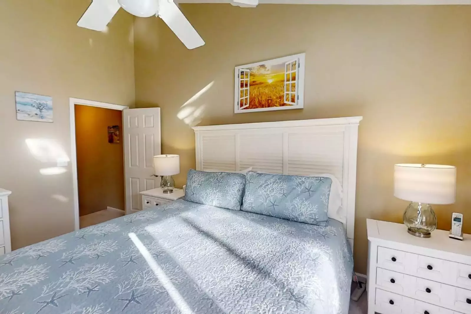 Relax in the comfortable en suite master bedroom