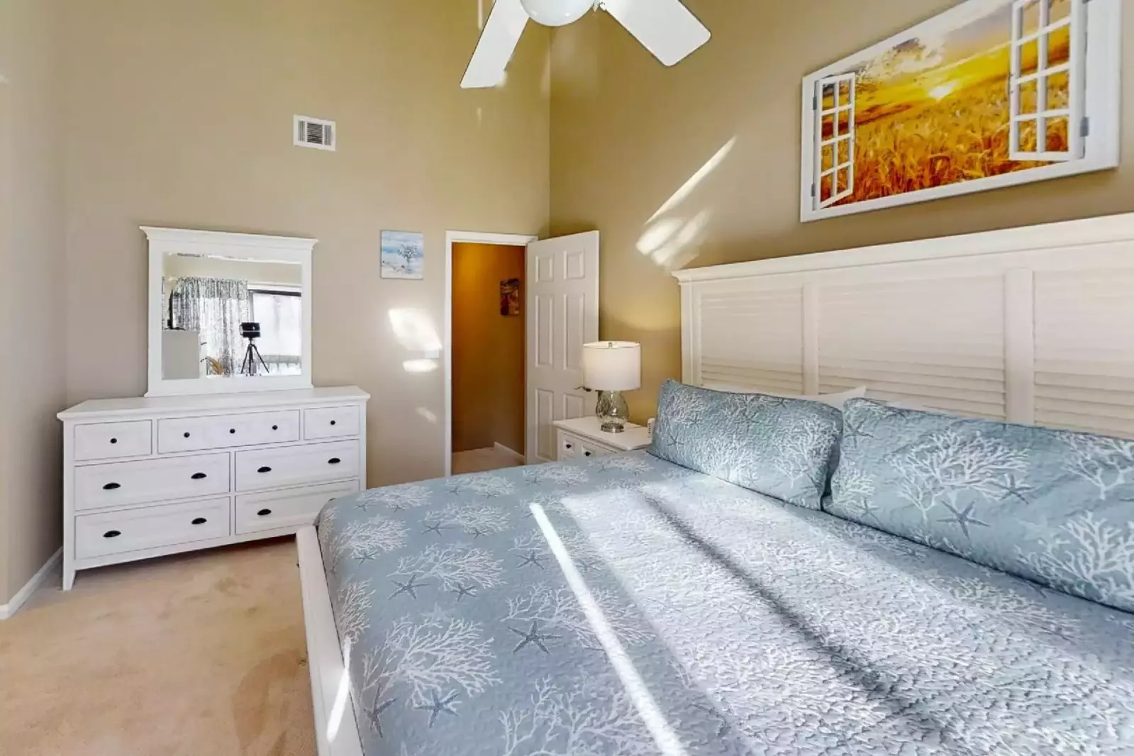 Sun filled Master bedroom
