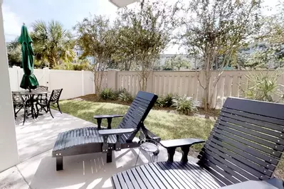 Relaxing spot poolside