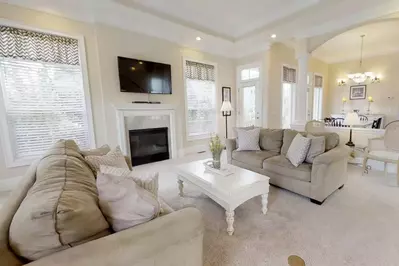 A perfect spot to watch the game or your favorite family movie