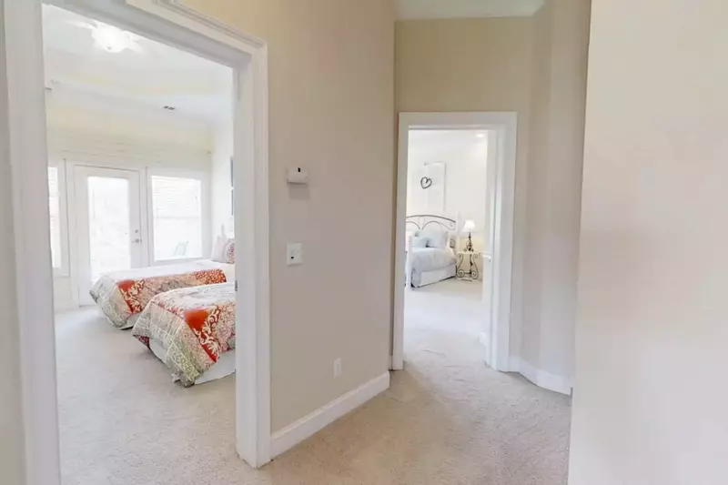 The hallway on the third level leading to the Master Suite