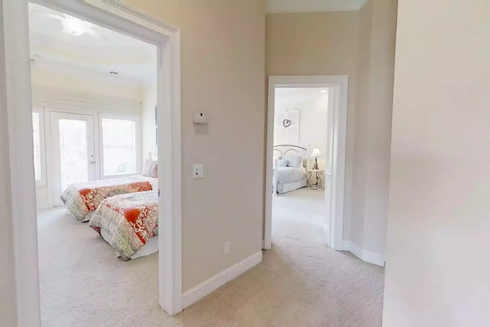 The hallway on the third level leading to the Master Suite