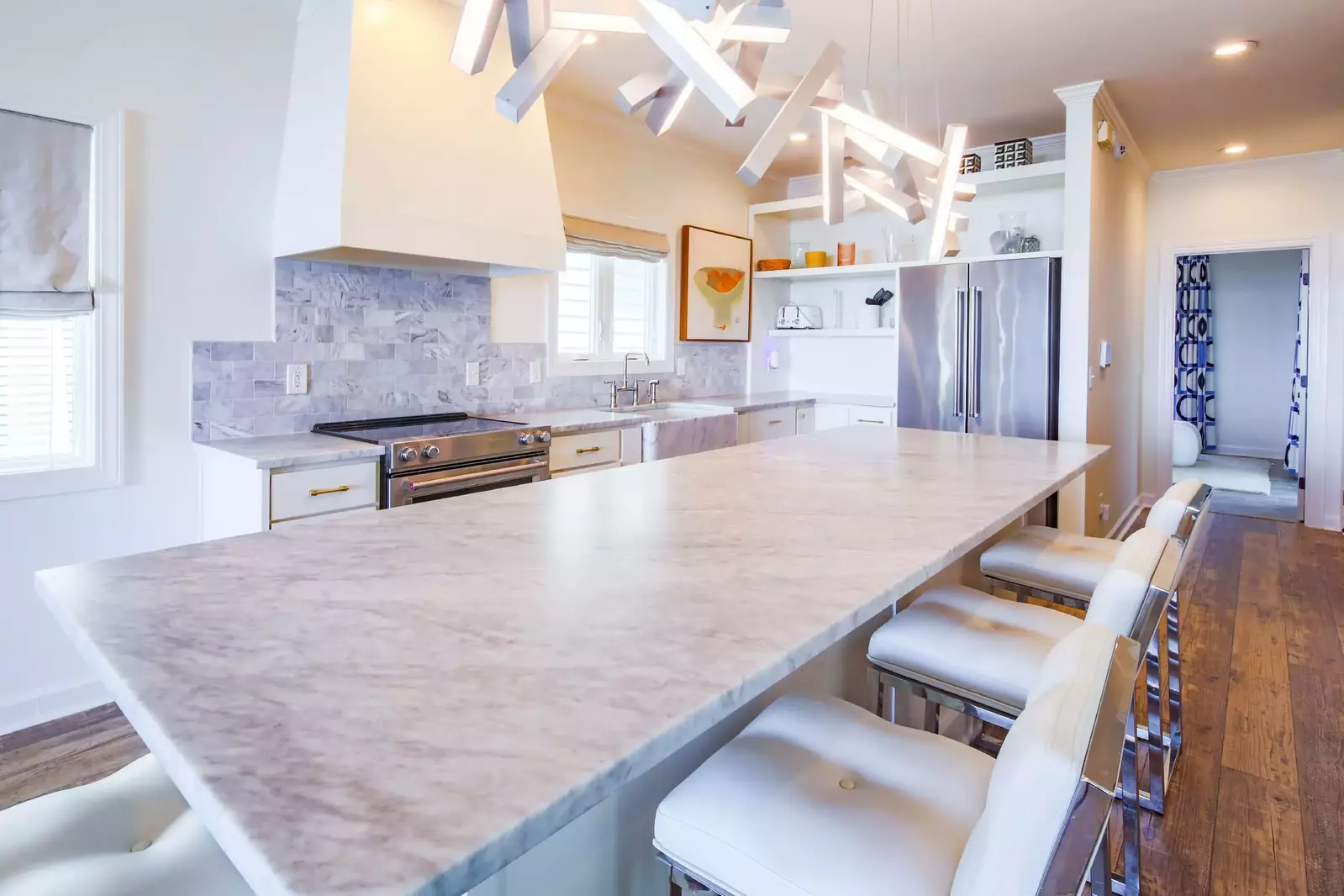 Ocean Sunrise is a gorgeously renovated oceanfront home in Wild Dunes Resort in Isle of Palms.