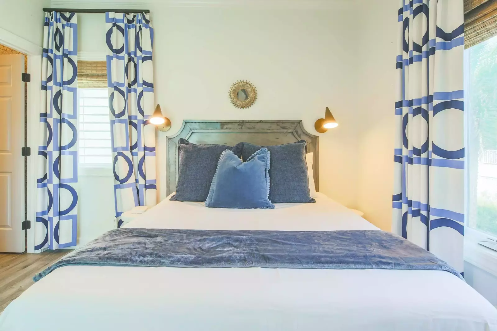 Each of the beds will be made in advance of your arrival with freshly laundered sheets.