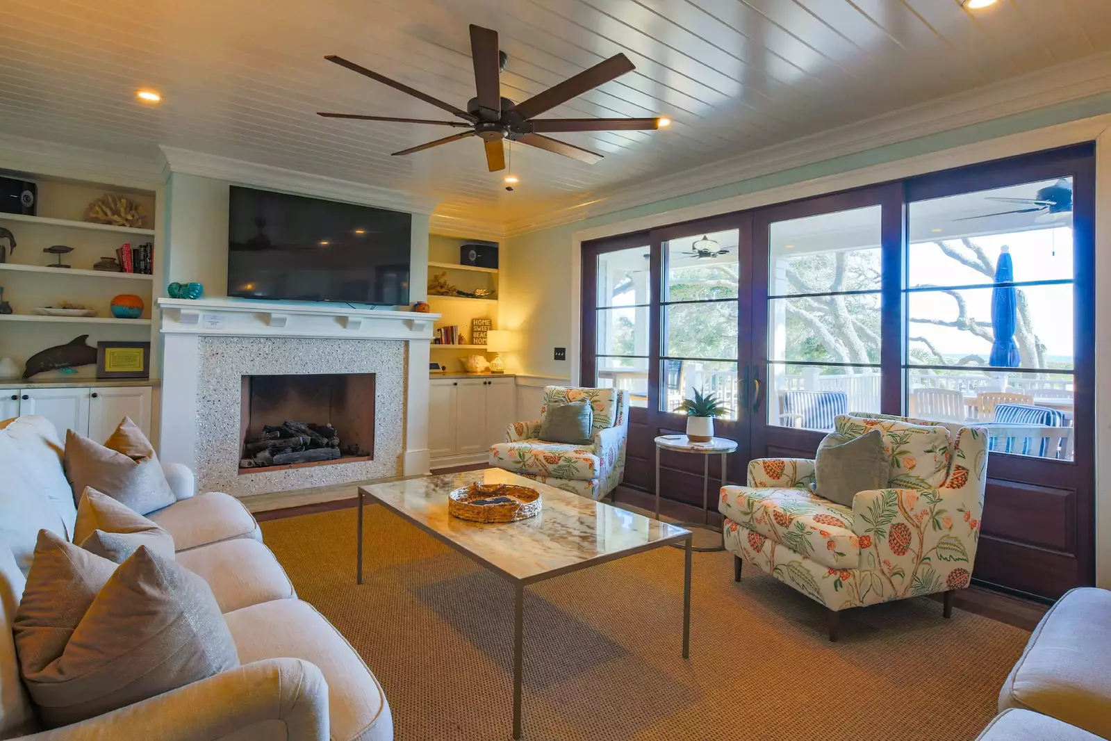 Sea Dream is a beautifully renovated oceanfront home with private pool and terrific outdoor spaces.