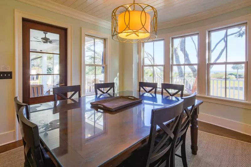 Guests of Sea Dream can enjoy ocean views from the dining room, kitchen, living room and back porch.