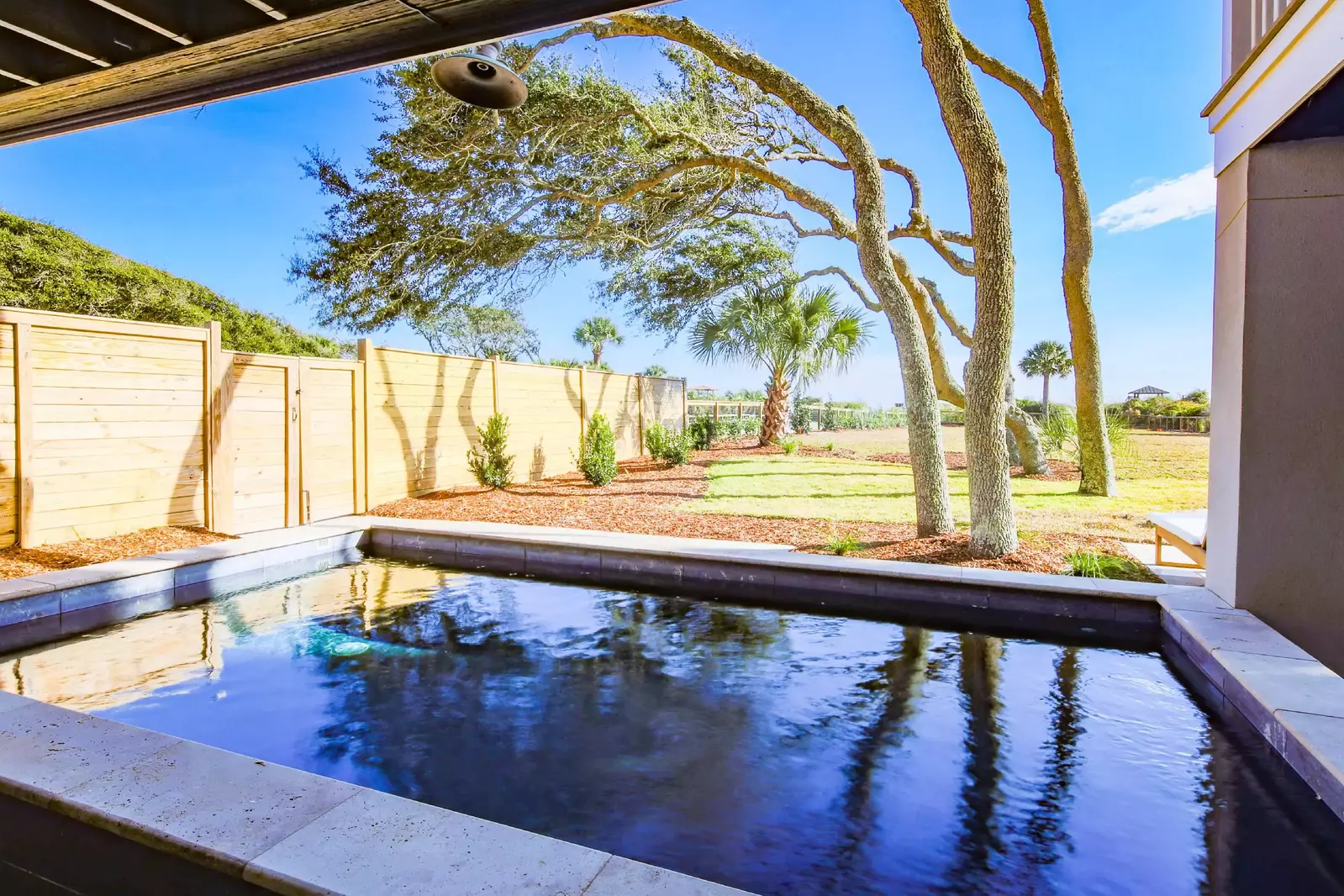 Your kids will love to splash & play in the private pool.