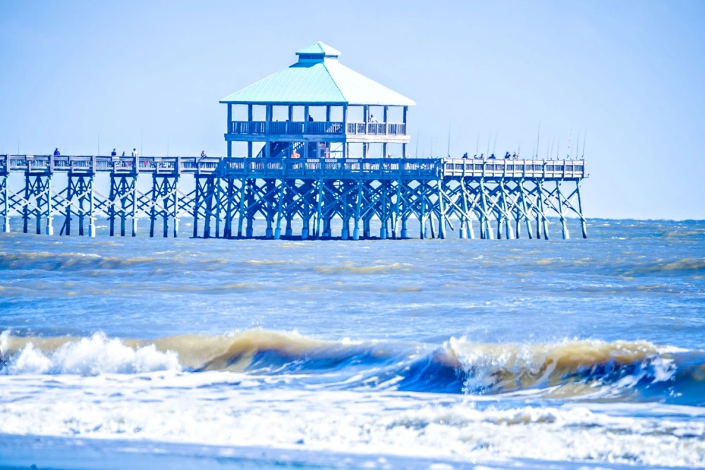 fishing on kiawah island from pier