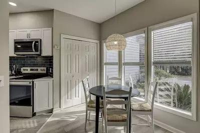 Seating for four at the kitchen table