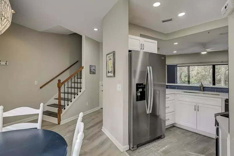 Stairs leading to the second level