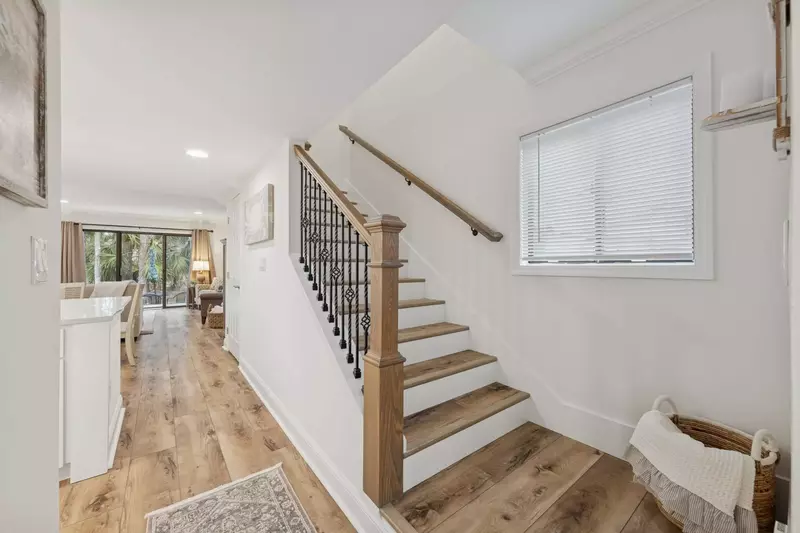 Stairs leading to second level