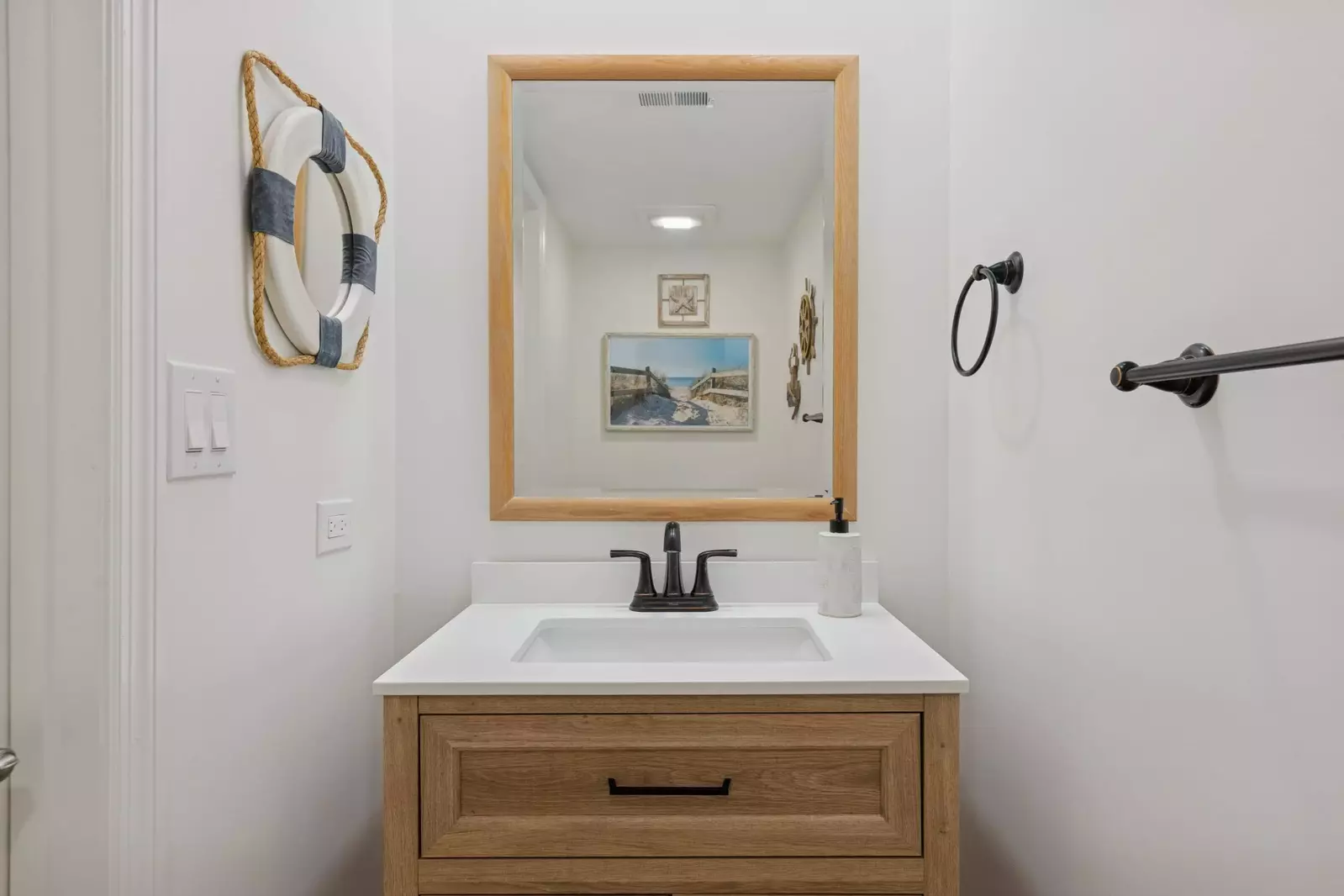 Half bath on first level