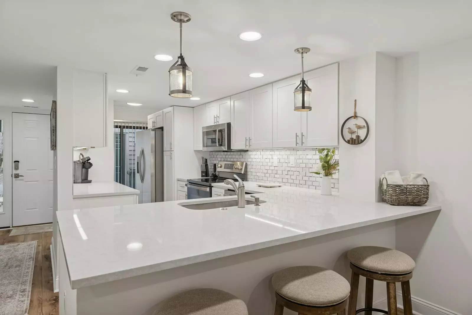 Counter Seating for three