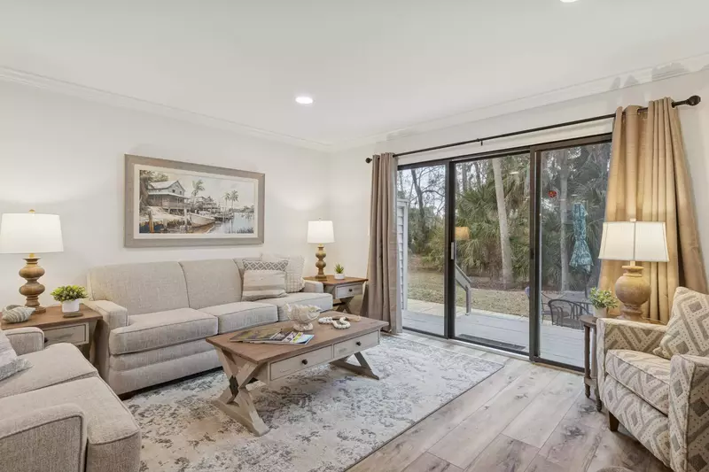 Sliders leading to the back