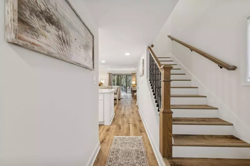Hallway just as you enter the townhouse