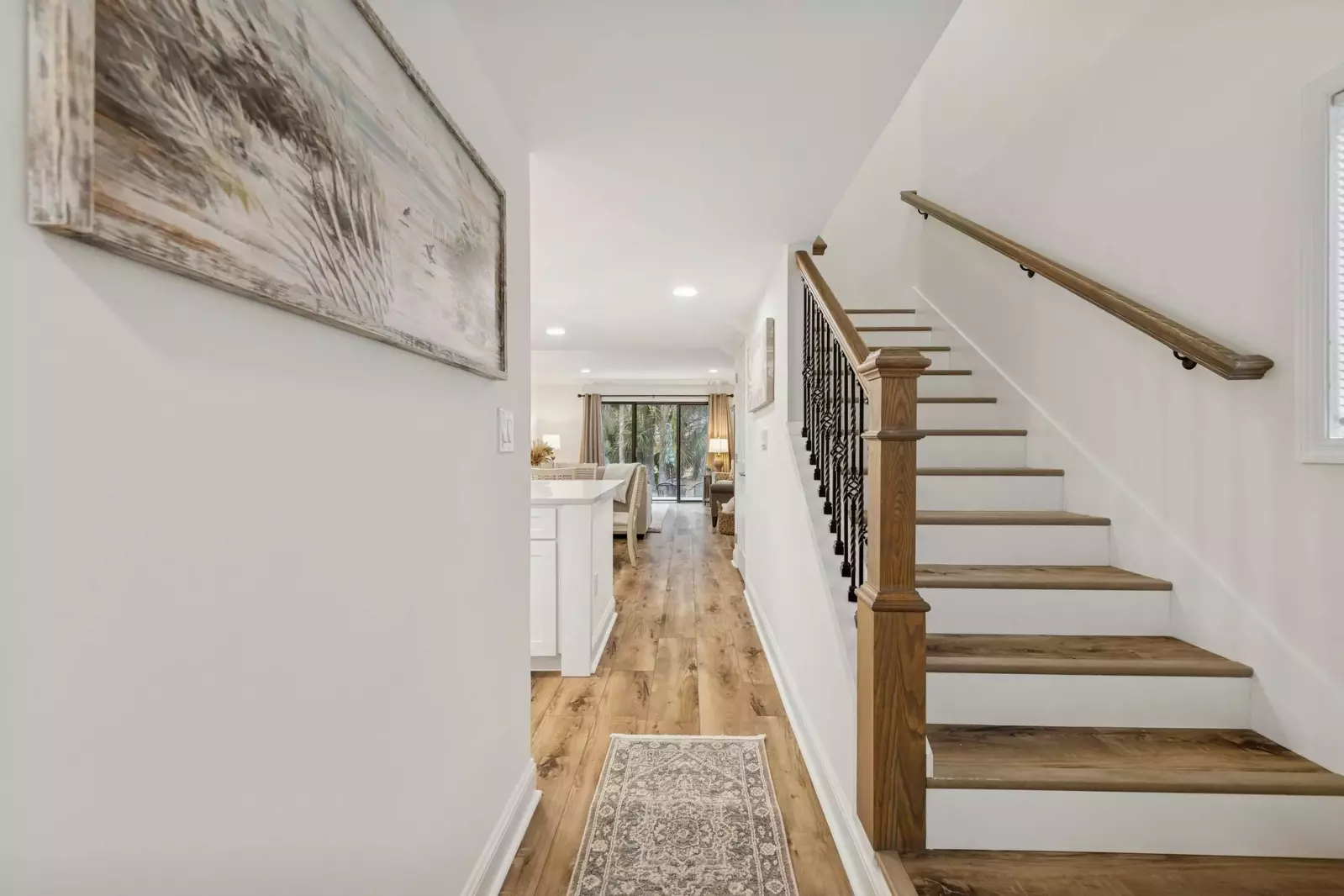 Hallway just as you enter the townhouse