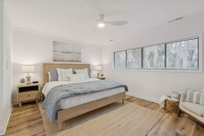 Primary Suite with ceiling fan