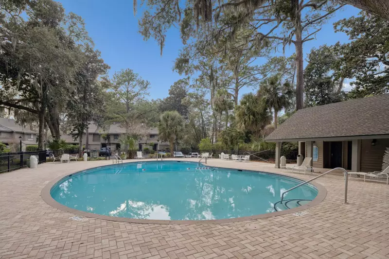 The Green's community Pool-steps from your front door!