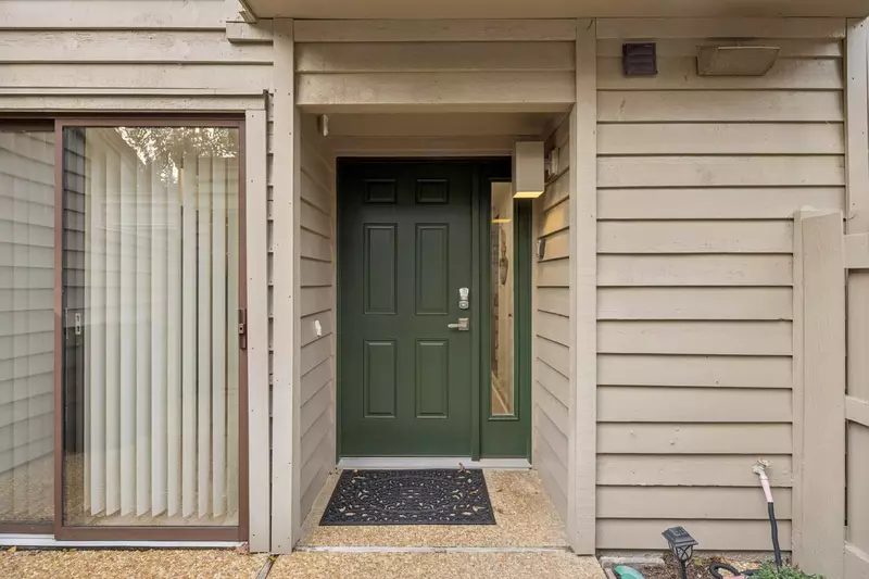 The front door to 155 The Greens