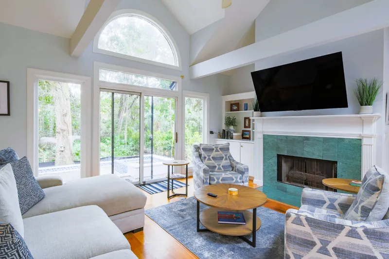 The Blue Mermaid is a comfortably furnished & designed Sea Pines vacation home.