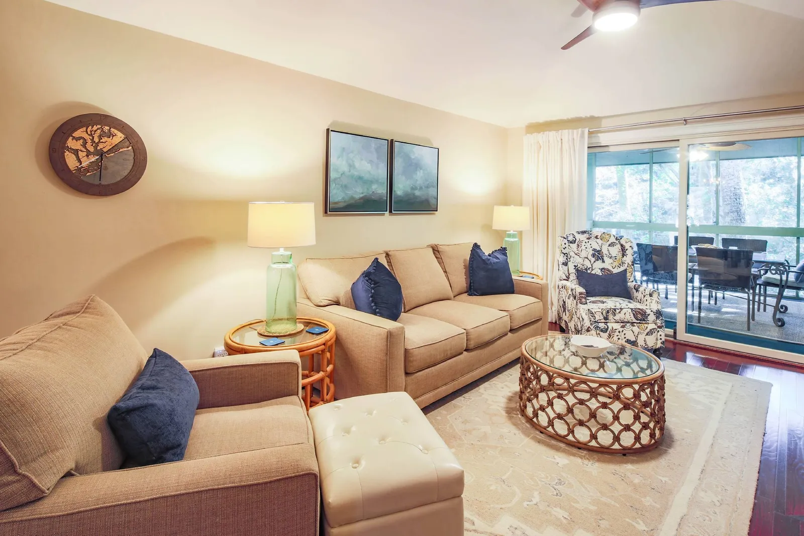 Serenity at Summer Wind is a beautifully decorated villa on Seabrook Island.