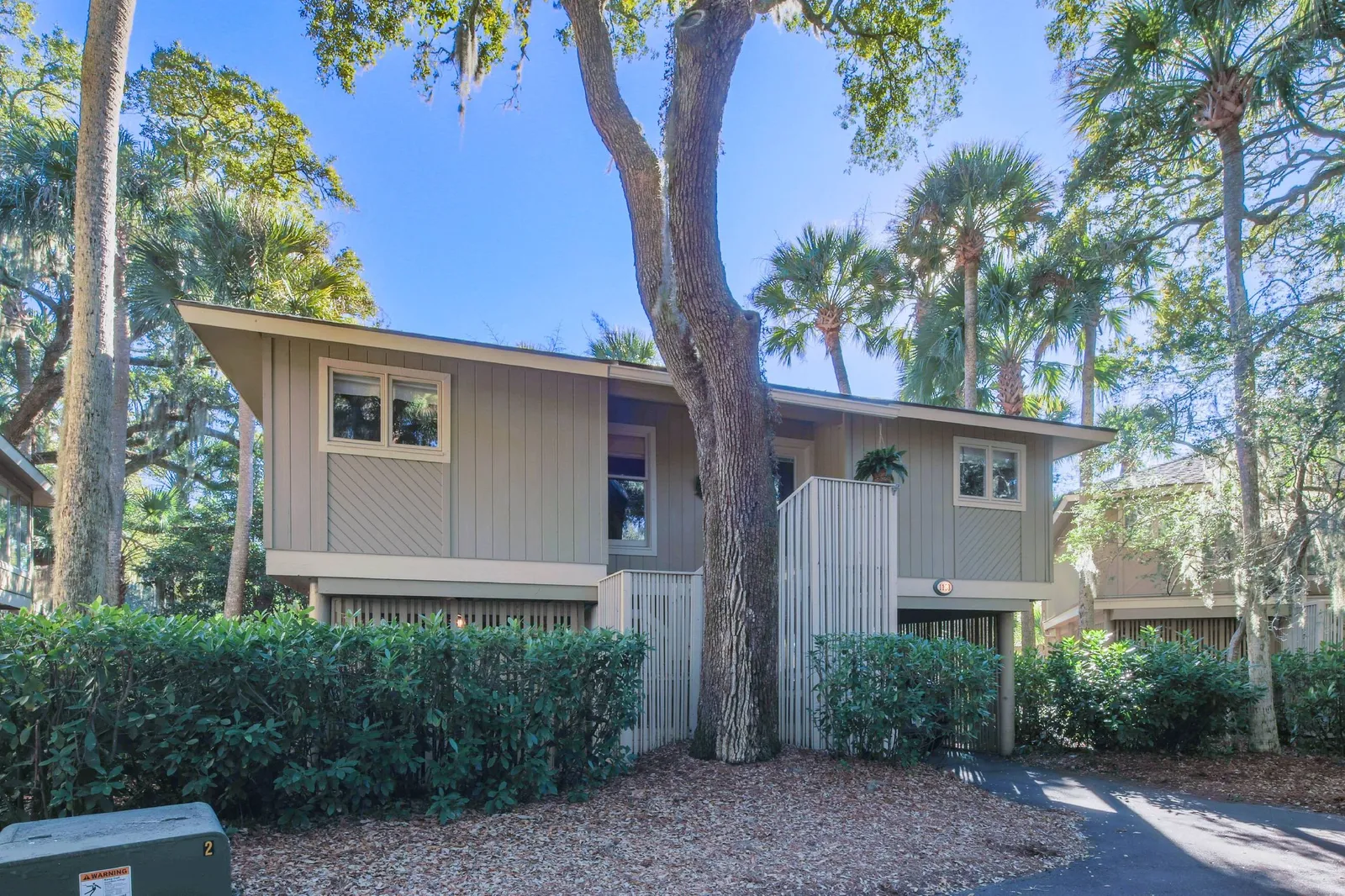 Serenity at Summer Wind is an elevated villa with a carport and storage area underneath the villa.