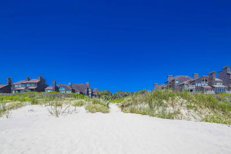 This is the view of the Windswept villas community from the beach.