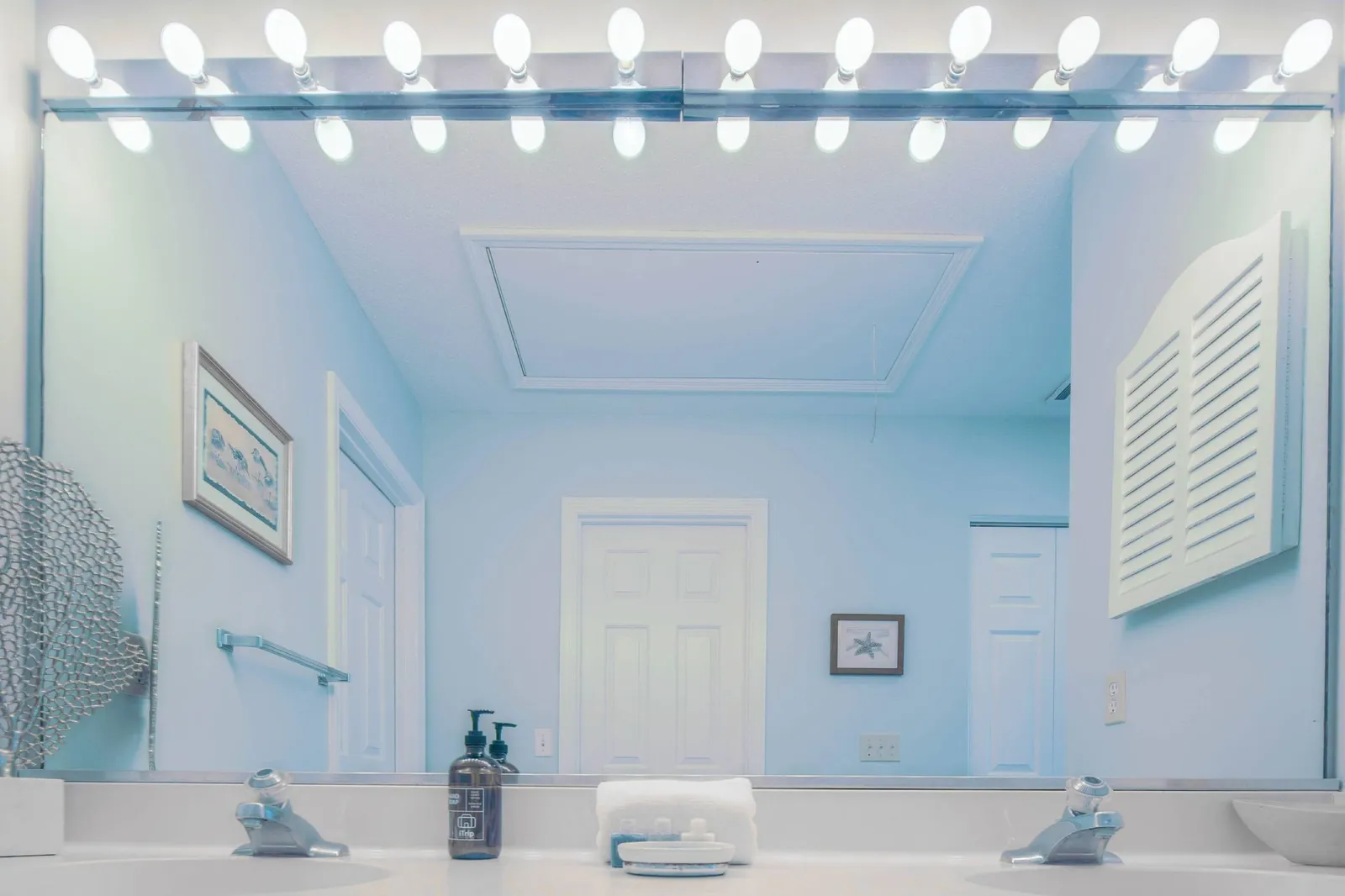 There's plenty of room to store your toiletries and personal belongings.