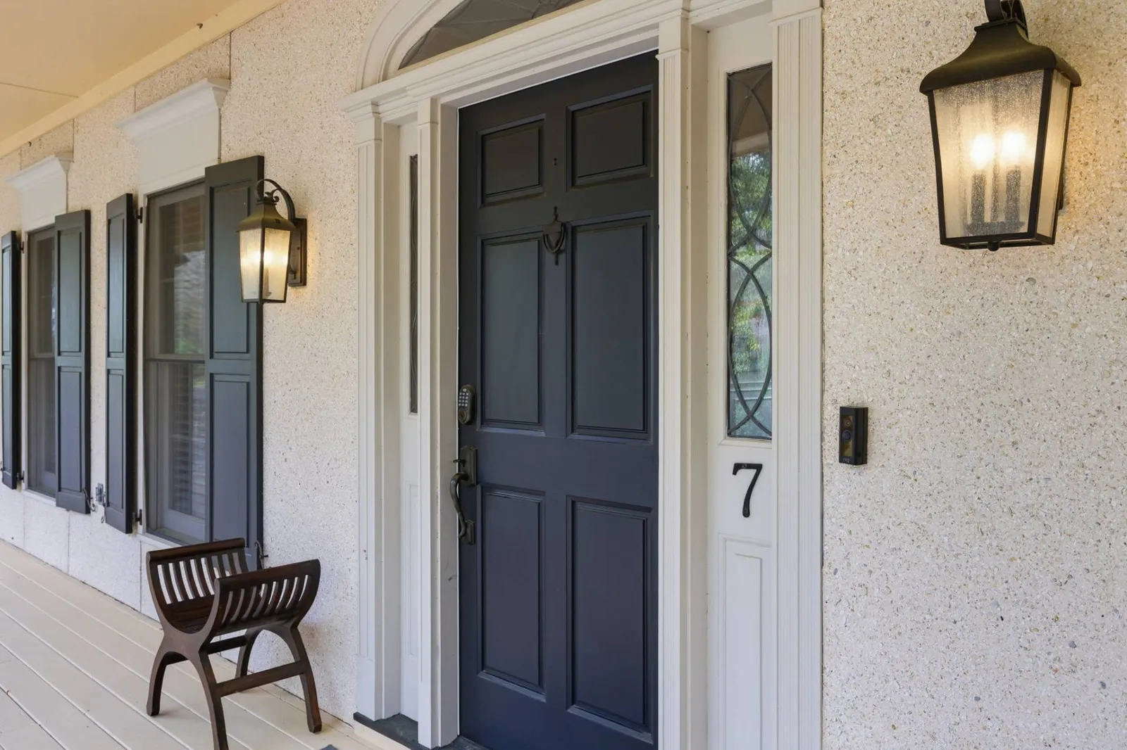 The front door welcomes you in!