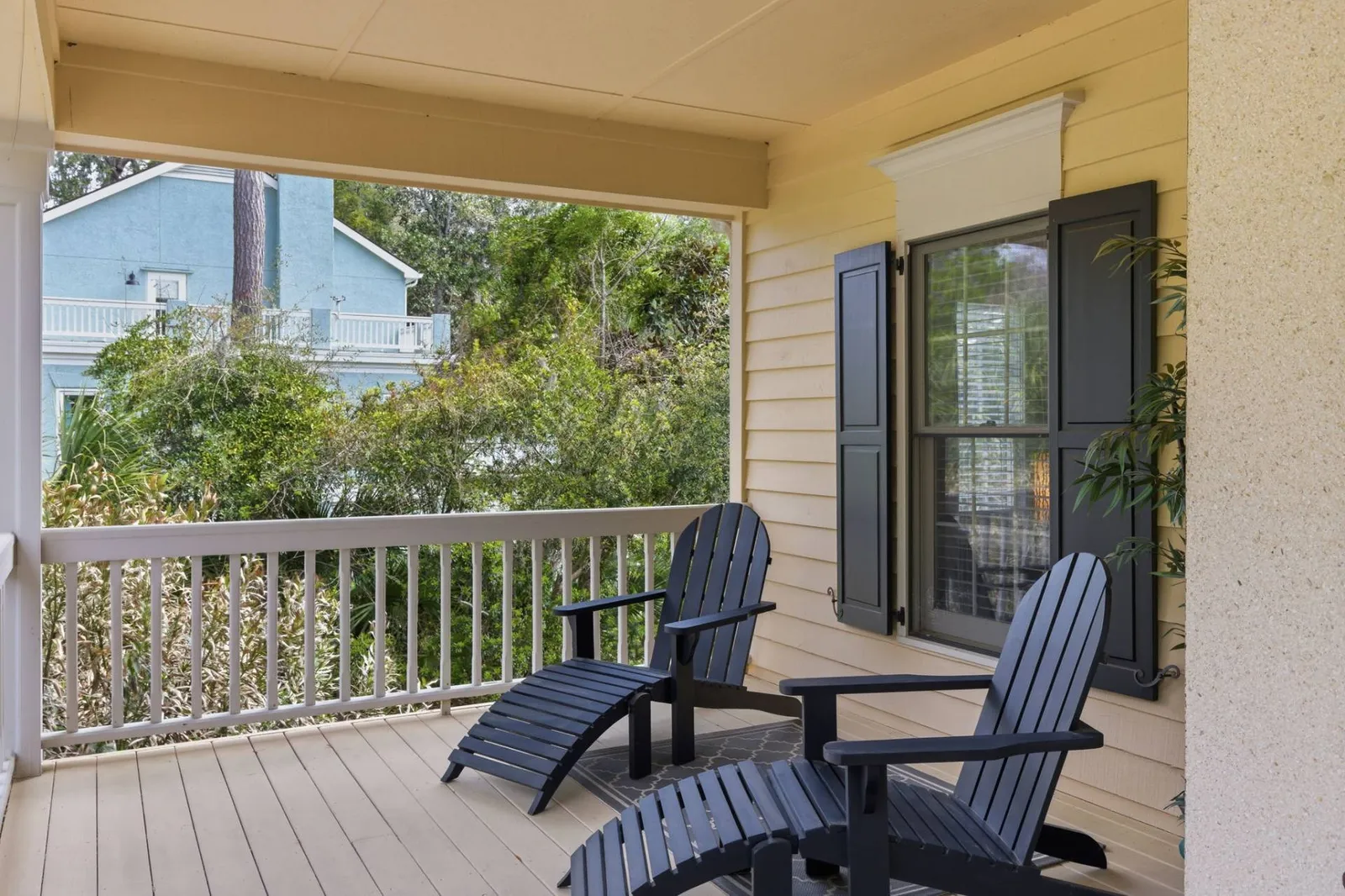 Sit back and enjoy the sounds of the Lowcountry on the front deck