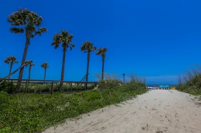 beach access at Carolina Breezes West, one of our Isle of Palms vacation rentals