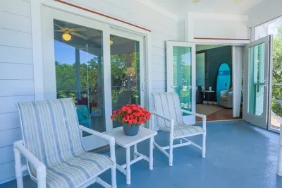 front porch at Sunny Side Up, one of our Isle of Palms vacation rentals