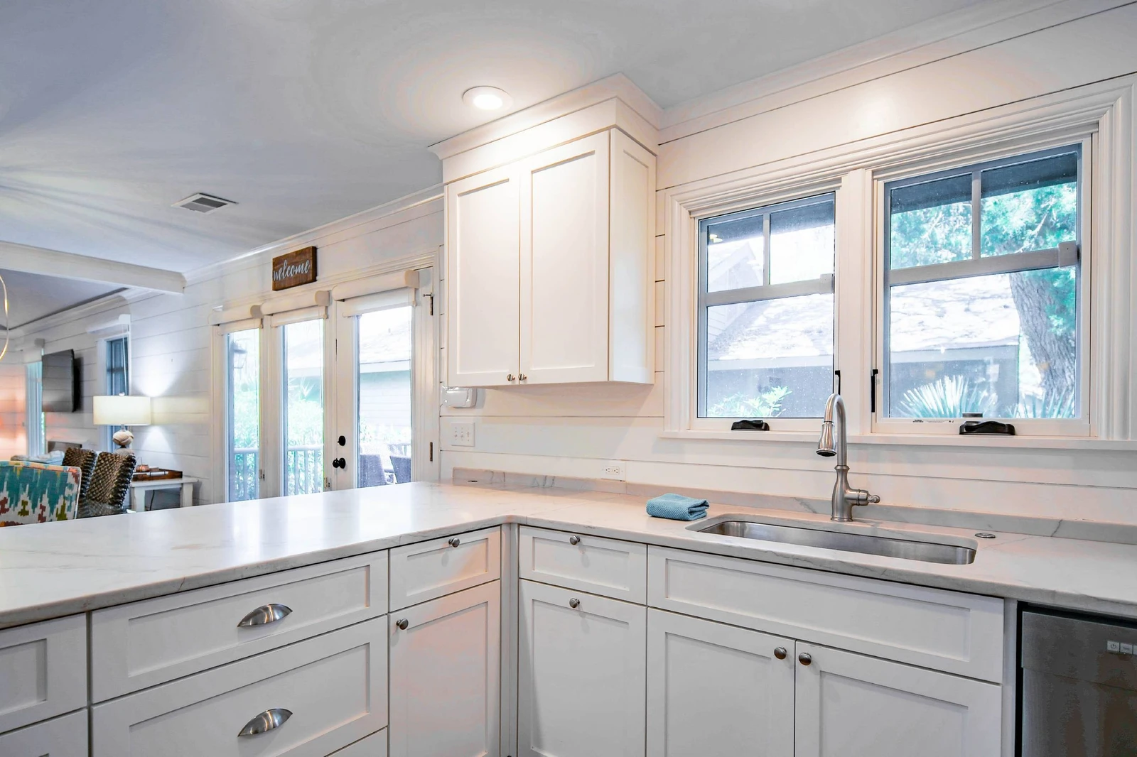 There's plenty of room in the spacious kitchen for you and your family to prepare their meals.