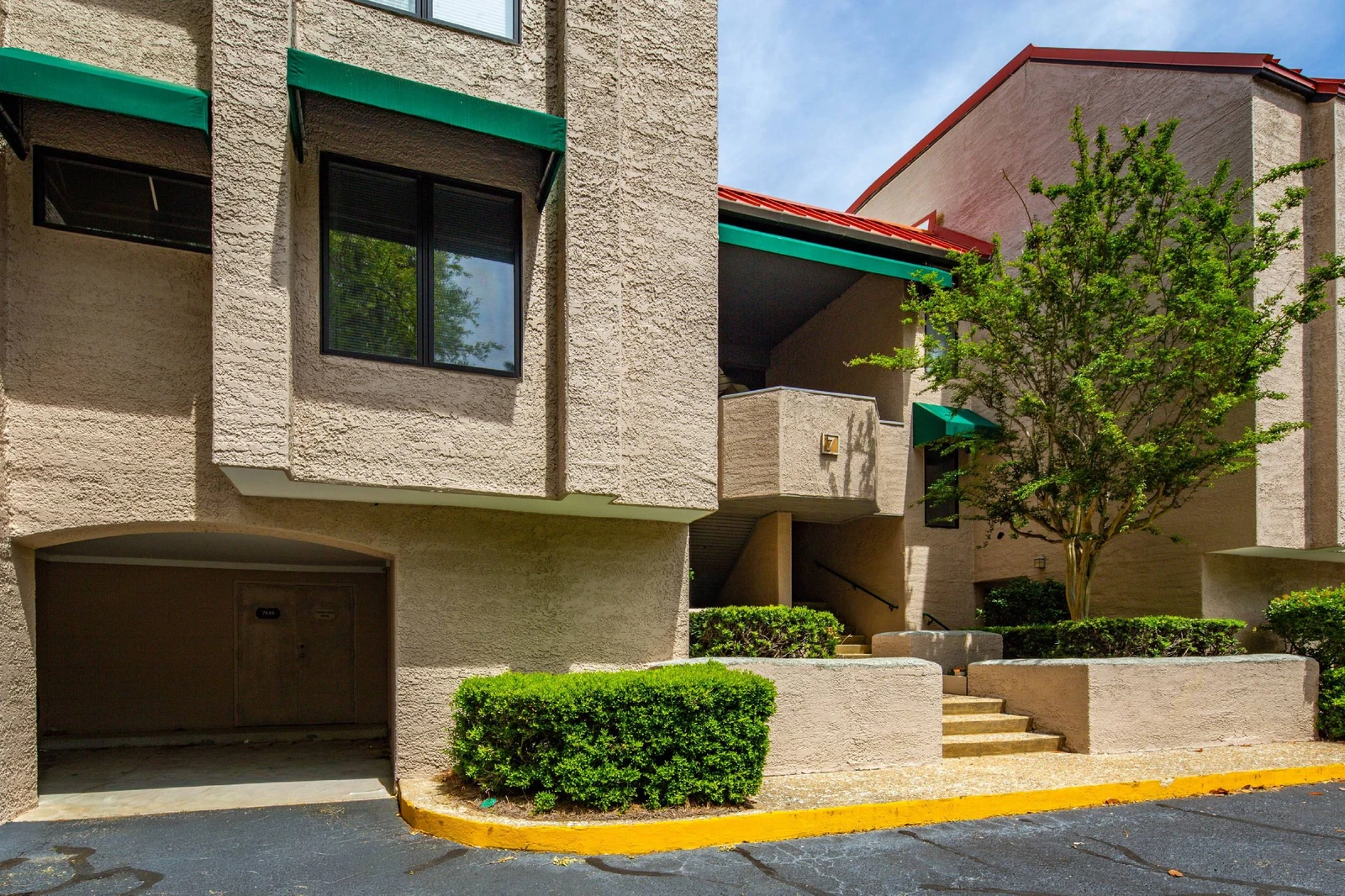 There is off-street parking available for two vehicles.