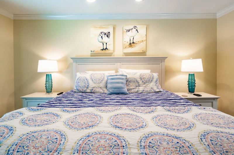 Each of the beds will be made in advance of your arrival with freshly laundered sheets.