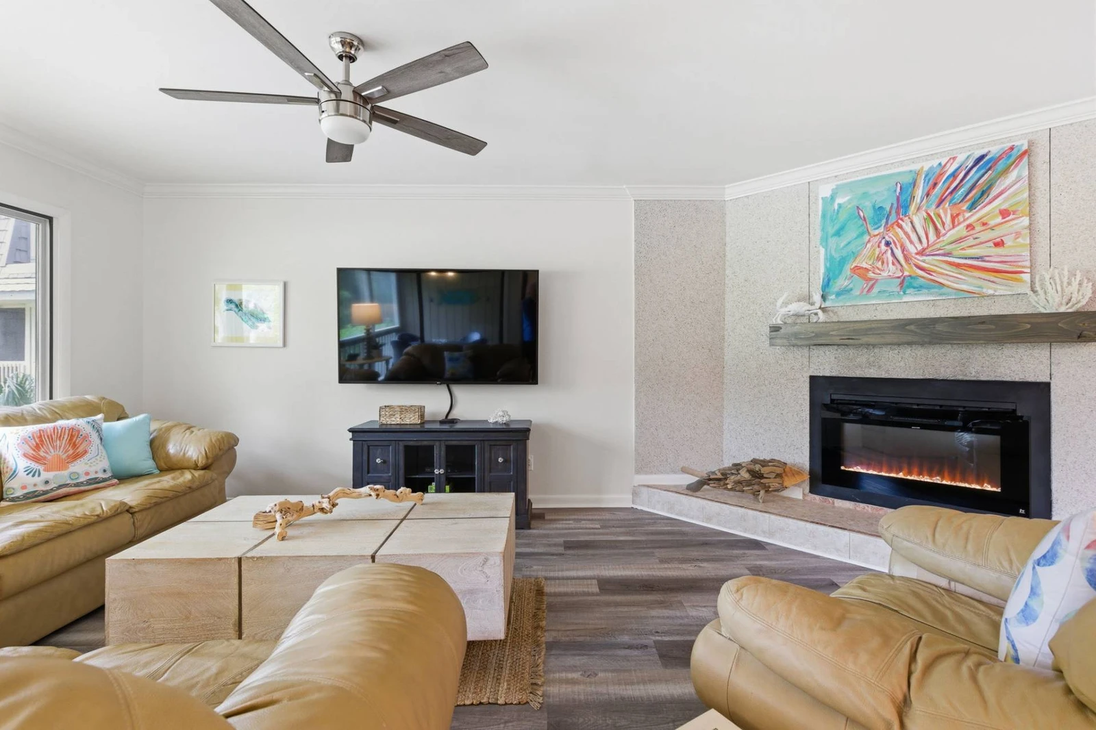 Enjoy sitting fireside