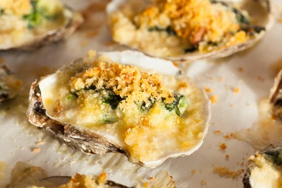 enjoy oysters rockefeller at Kiawah Island restaurants