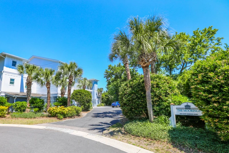 Happy Hours is located within The Moorings community in Isle of Palms, South Carolina.