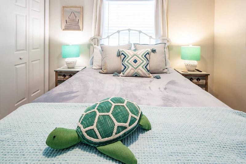 Each of the beds will be made in advance of your arrival with freshly laundered sheets.