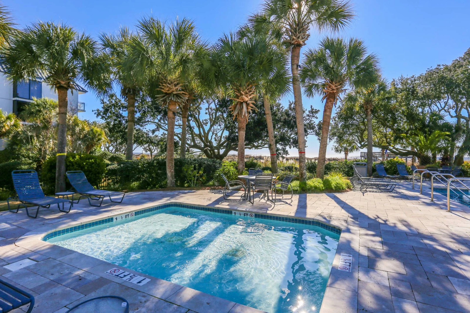 There is also a kid's pool adjacent to the larger Shipwatch community pool.