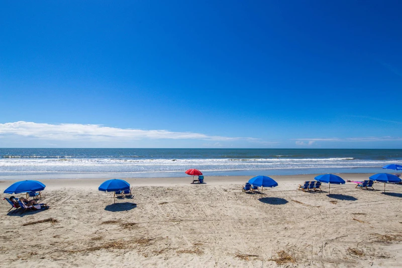 Follow the boardwalk behind the villa to access the award-winning Kiawah Island beach.